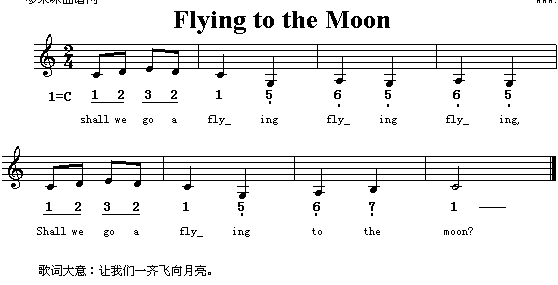 Flying To The Moon