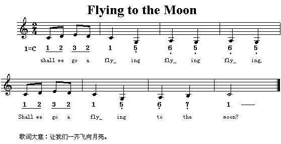 Flying To The MoonӢĶͯ裩