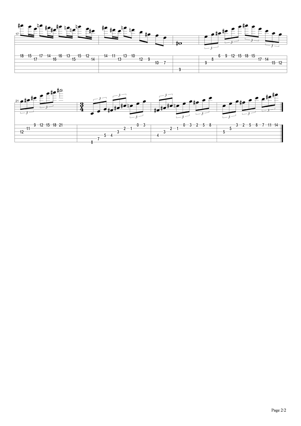 Sweep Triads Licks